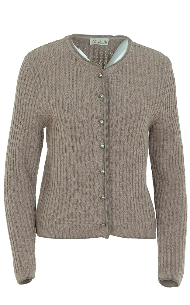 Strickjacke Wanesse, berber/taupe