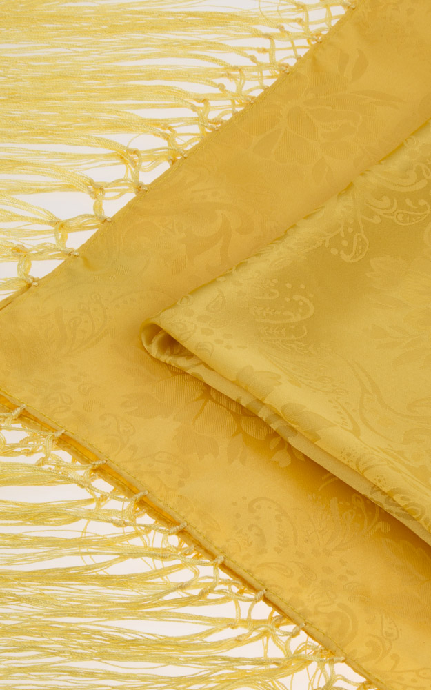 Seidentuch Nr. 11, gelb