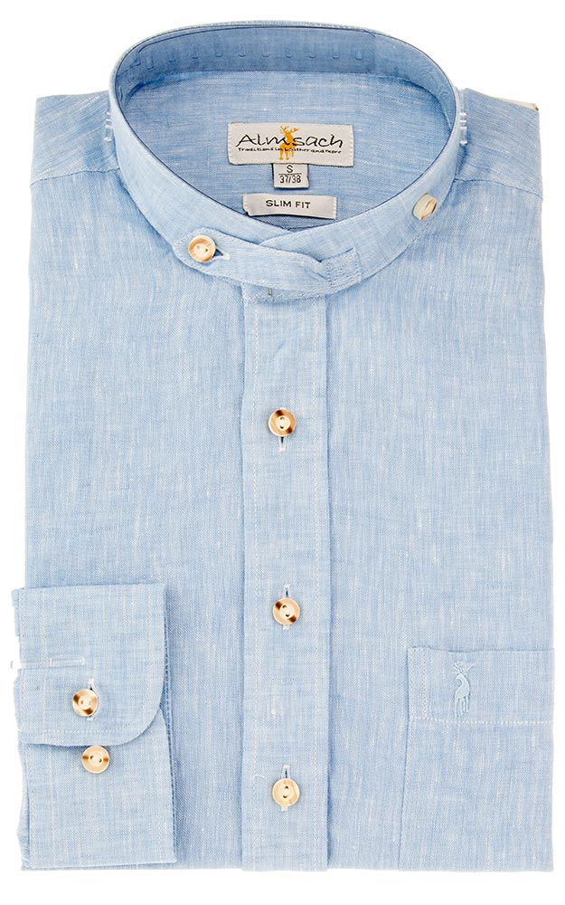 Hemd Hannes, blau - Slim fit