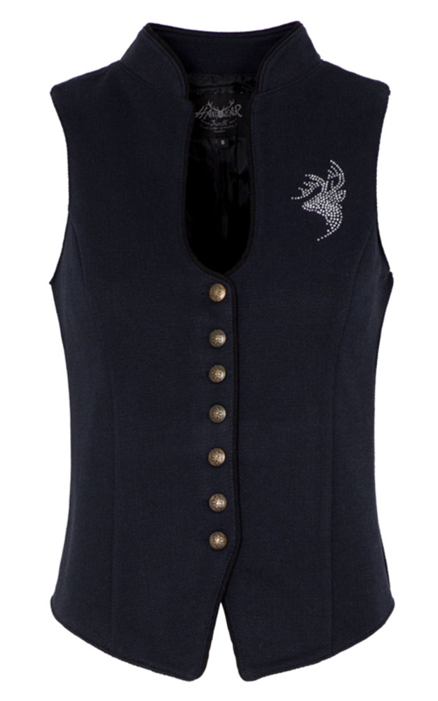 Damen-Weste Qalina, dunkelblau