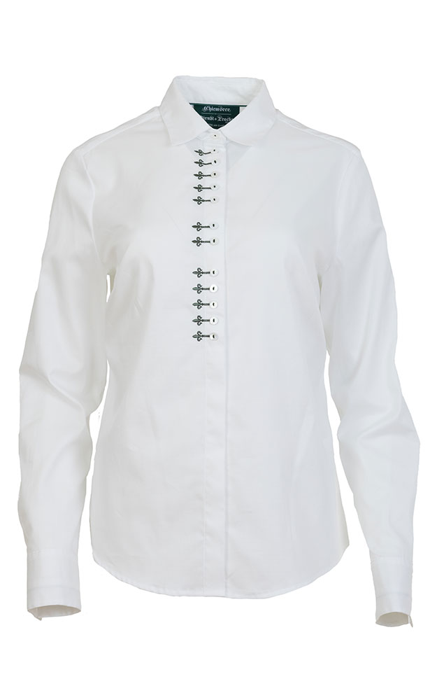 Trachtenbluse 6113 14106, weiß