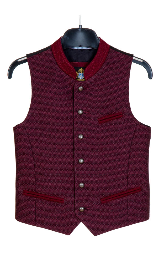 Kinderweste Noah, weinrot