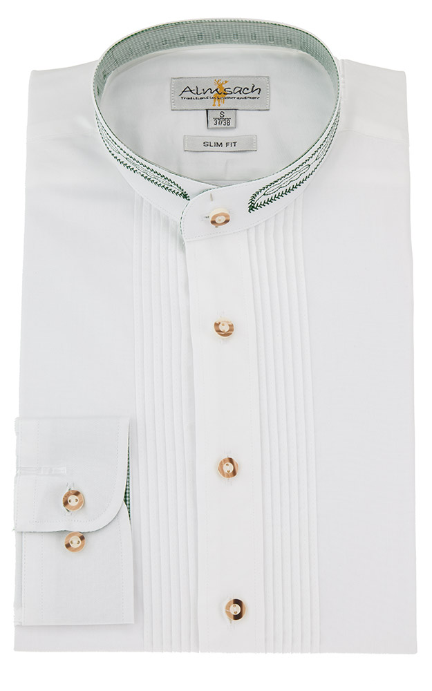 Hemd Alex, weiß SK Stick grün