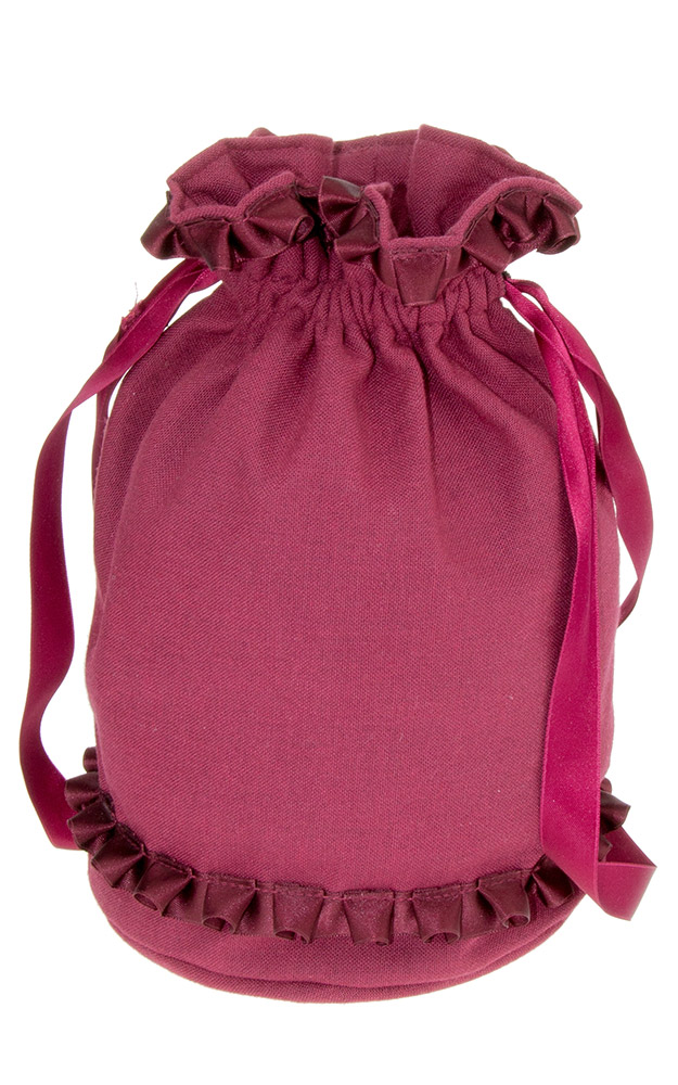 Stoffbeutel Nr. 27, weinrot