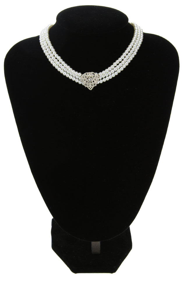 Kette 48405, Perle creme